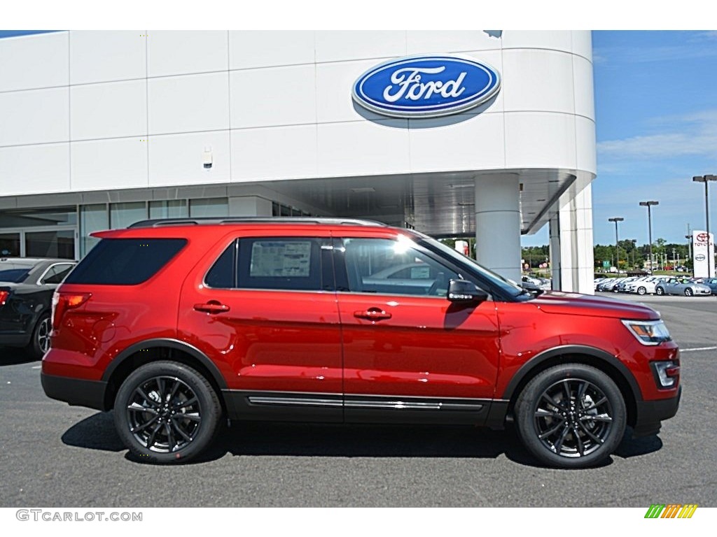 Ruby Red 2017 Ford Explorer XLT Exterior Photo #114423385