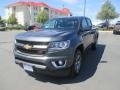 2016 Cyber Gray Metallic Chevrolet Colorado Z71 Crew Cab 4x4  photo #3