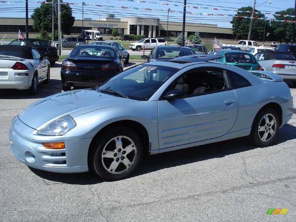2003 Eclipse GS Coupe - Steel Blue Pearl / Midnight photo #1