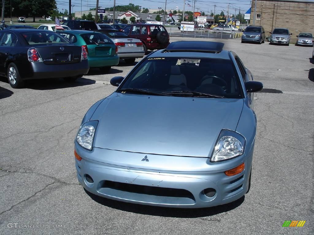 2003 Eclipse GS Coupe - Steel Blue Pearl / Midnight photo #2