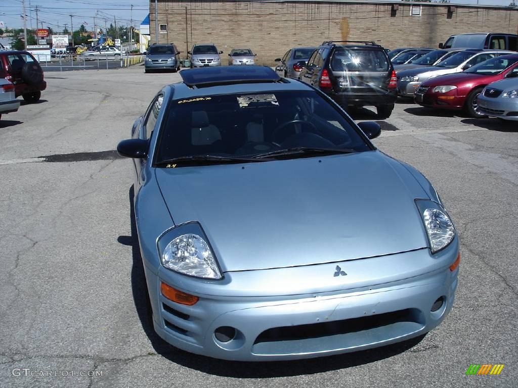 2003 Eclipse GS Coupe - Steel Blue Pearl / Midnight photo #3