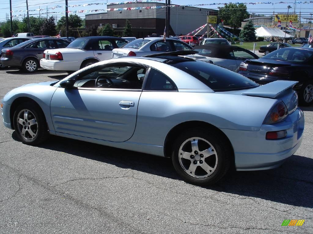 2003 Eclipse GS Coupe - Steel Blue Pearl / Midnight photo #7