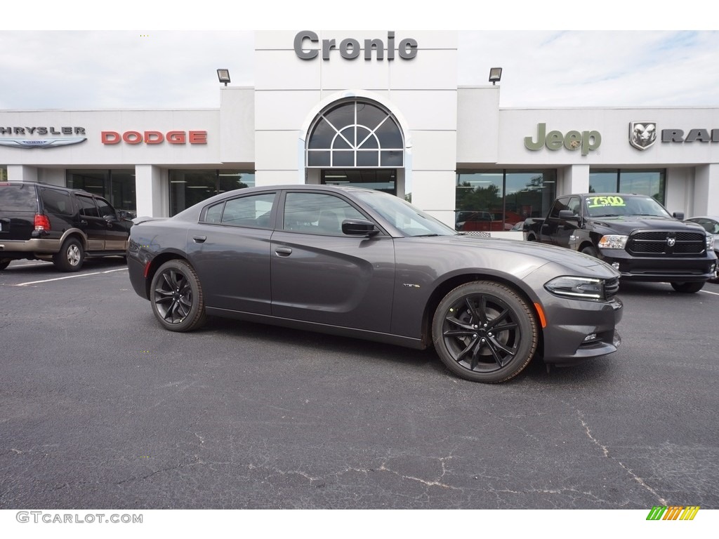 2016 Charger R/T - Granite Crystal Metallic / Black photo #1