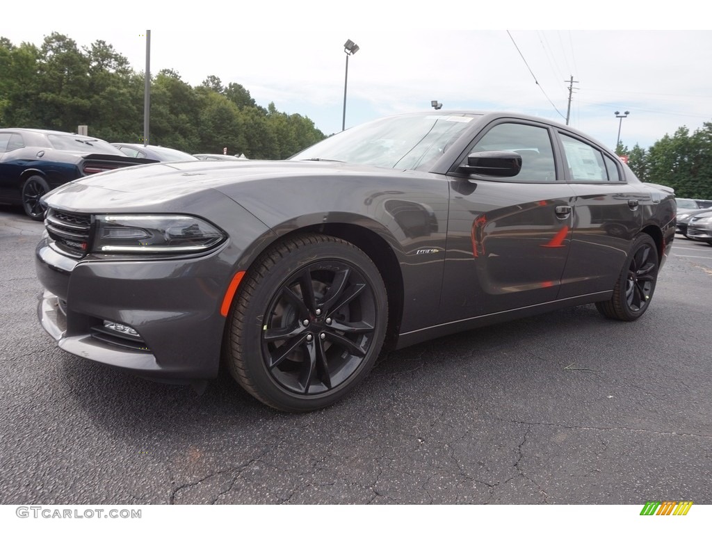 2016 Charger R/T - Granite Crystal Metallic / Black photo #3