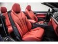 2016 BMW 4 Series Coral Red Interior Interior Photo