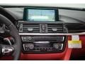 2016 BMW 4 Series Coral Red Interior Controls Photo