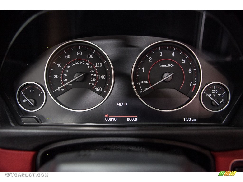 2016 BMW 4 Series 435i Convertible Gauges Photo #114426865