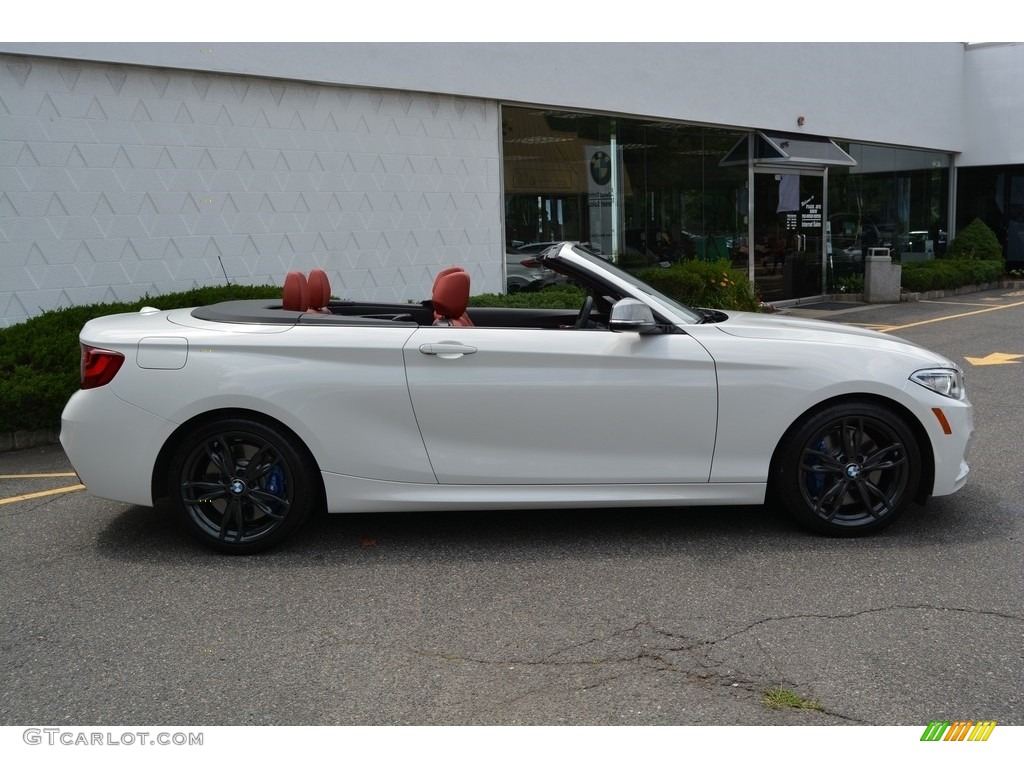 2016 M235i Convertible - Alpine White / Coral Red photo #3