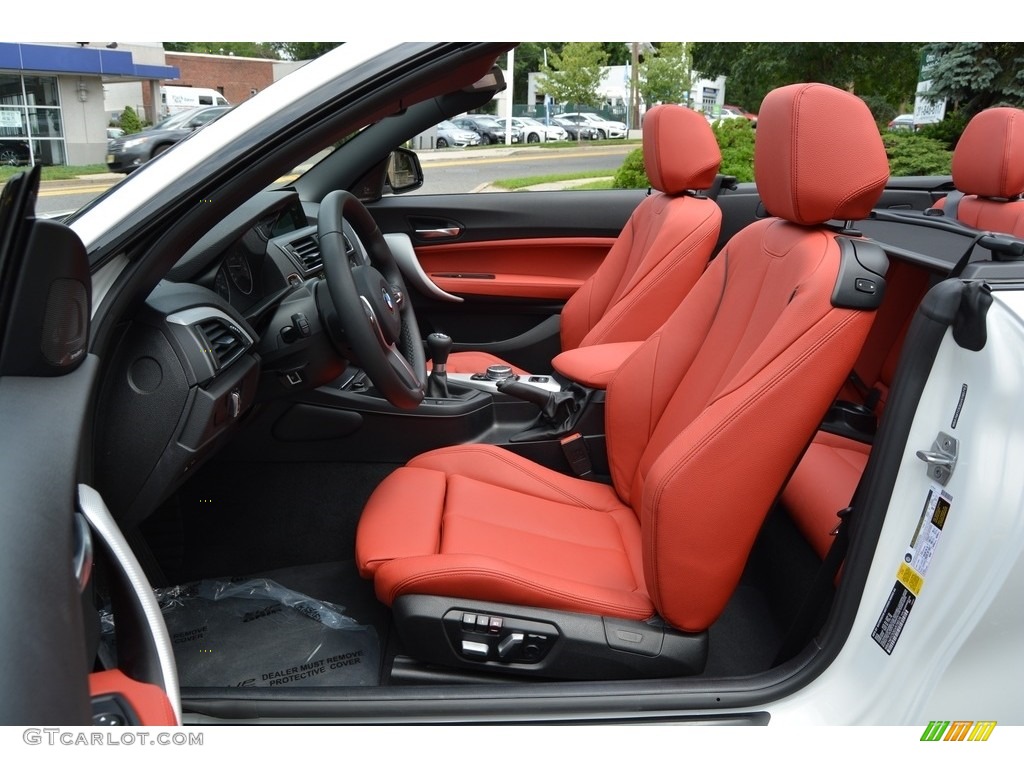 2016 M235i Convertible - Alpine White / Coral Red photo #12