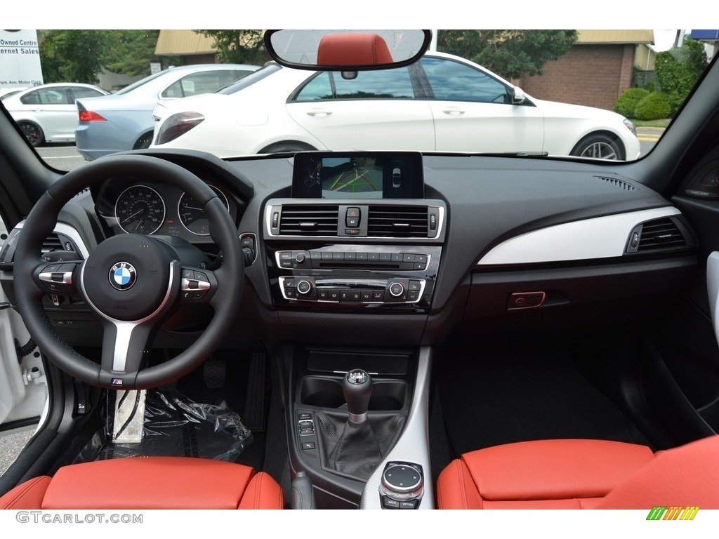 2016 BMW M235i Convertible Coral Red Dashboard Photo #114428881
