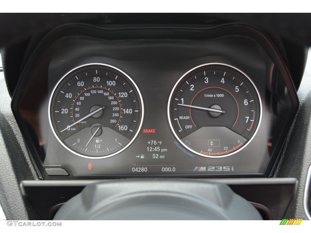 2016 BMW M235i Convertible Gauges Photo #114428995