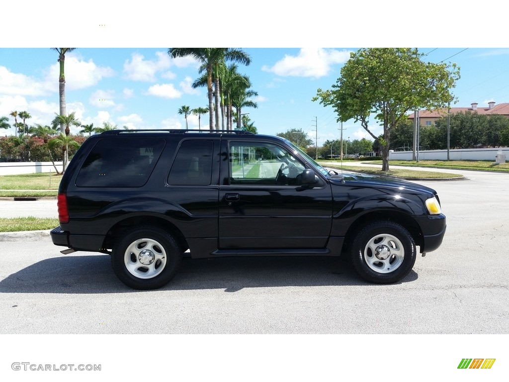 2003 Explorer Sport XLS - Black / Medium Parchment Beige photo #6