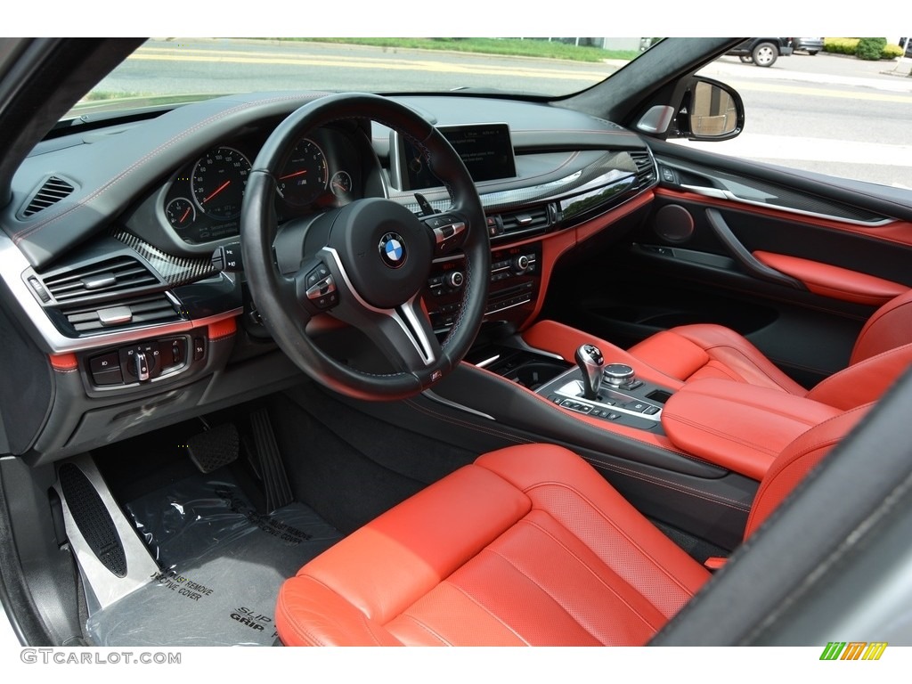 Mugello Red Interior 2015 BMW X5 M Standard X5 M Model Photo #114429526