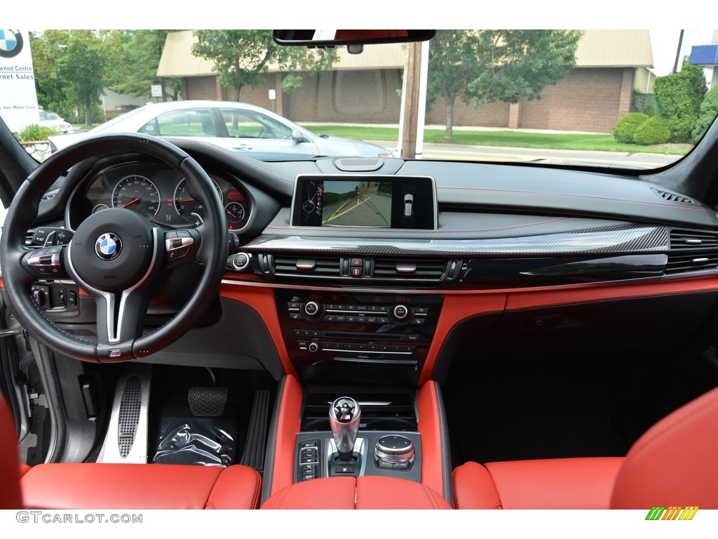 2015 BMW X5 M Standard X5 M Model Mugello Red Dashboard Photo #114429646