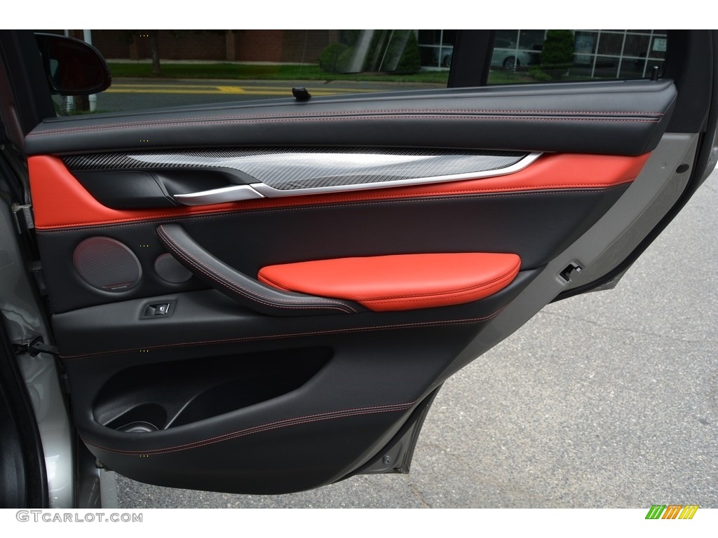 2015 BMW X5 M Standard X5 M Model Mugello Red Door Panel Photo #114429866