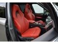 2015 BMW X5 M Mugello Red Interior Front Seat Photo