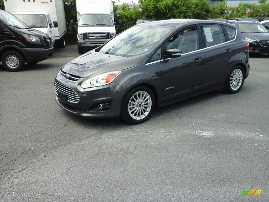 2015 C-Max Hybrid SEL - Magnetic Metallic / Charcoal Black photo #3