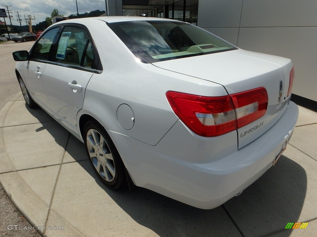 2007 MKZ AWD Sedan - Oxford White / Sand photo #3