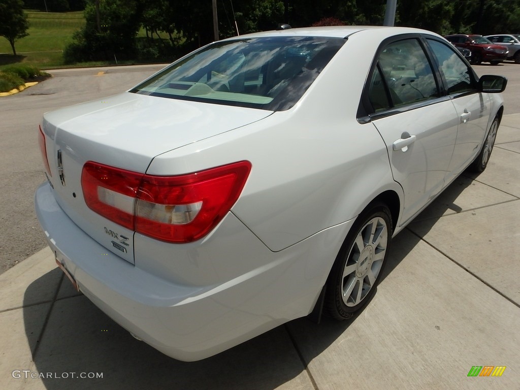 2007 MKZ AWD Sedan - Oxford White / Sand photo #5