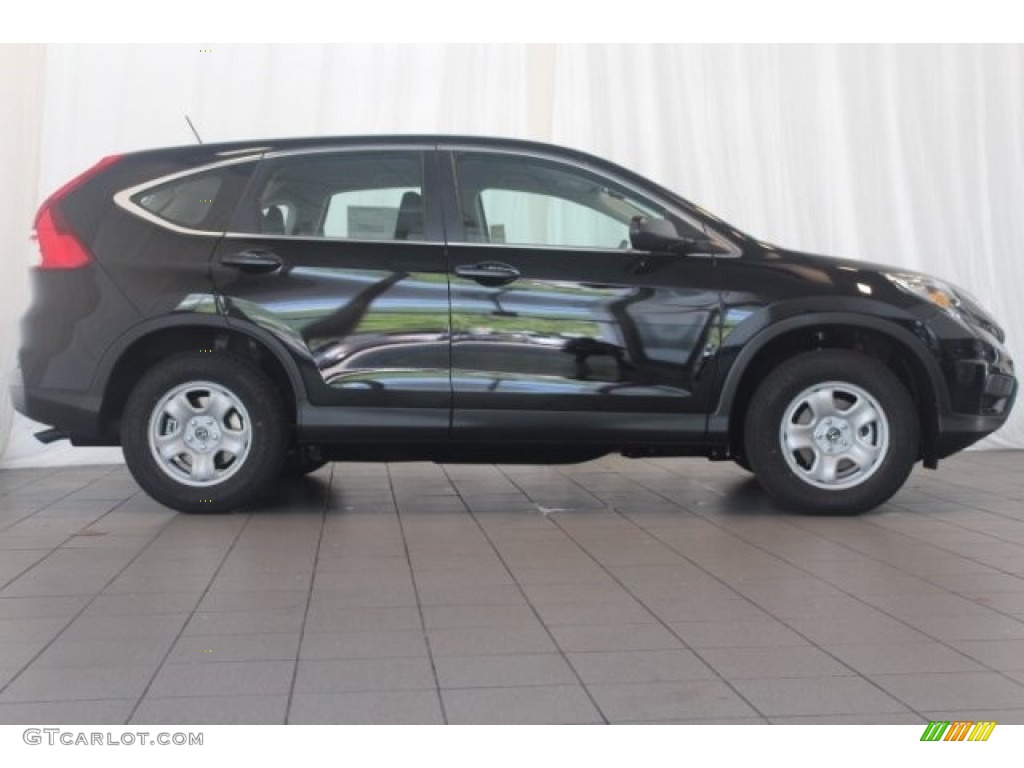 2016 CR-V LX - Crystal Black Pearl / Black photo #3