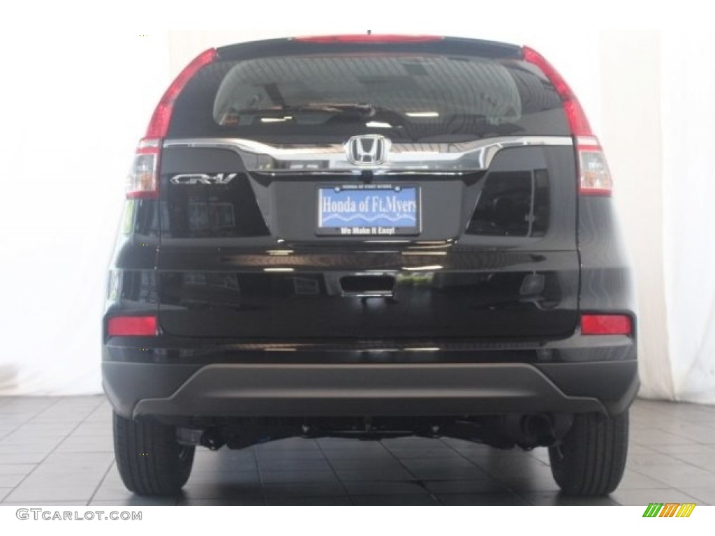 2016 CR-V LX - Crystal Black Pearl / Black photo #6