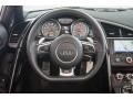 2015 Audi R8 Black Interior Steering Wheel Photo