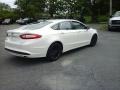 2013 White Platinum Metallic Tri-coat Ford Fusion SE 1.6 EcoBoost  photo #4