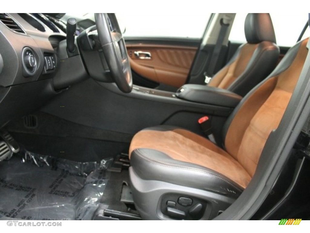 2011 Taurus SHO AWD - Tuxedo Black / Charcoal Black/Umber Brown photo #5