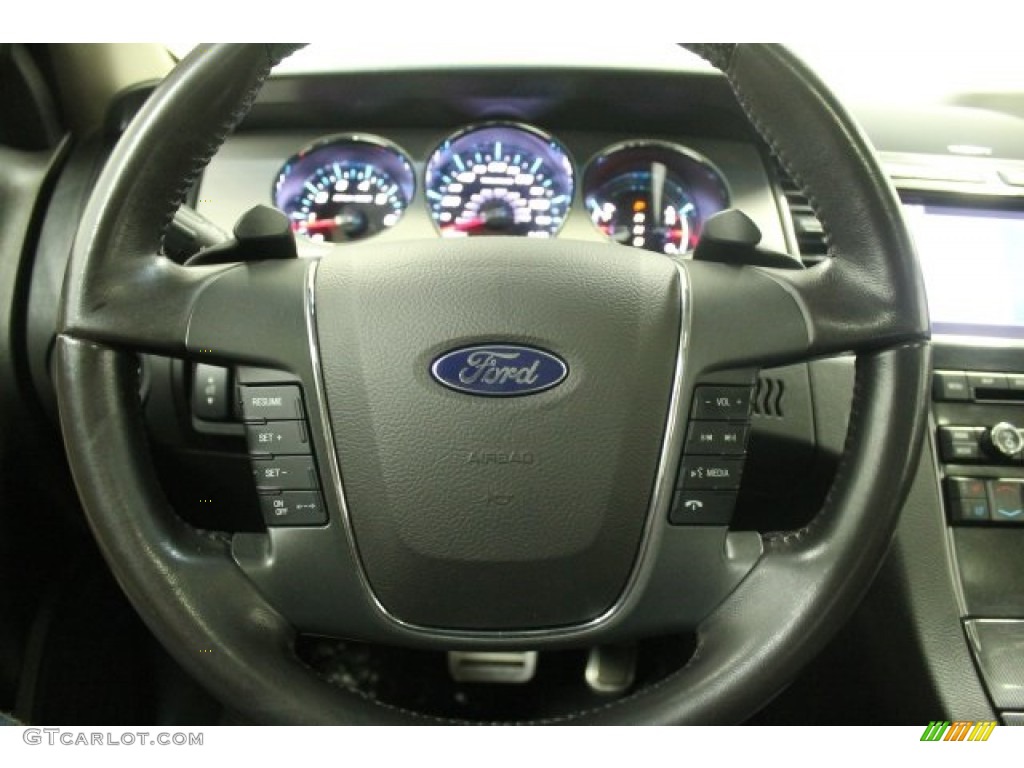 2011 Taurus SHO AWD - Tuxedo Black / Charcoal Black/Umber Brown photo #9