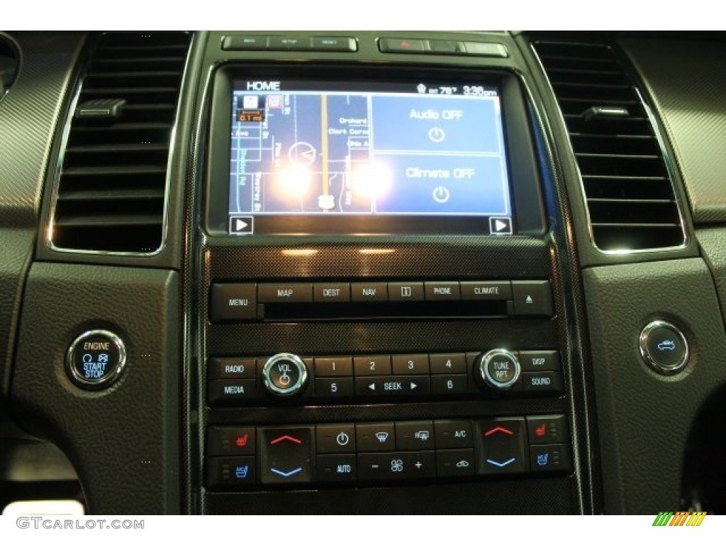 2011 Taurus SHO AWD - Tuxedo Black / Charcoal Black/Umber Brown photo #17