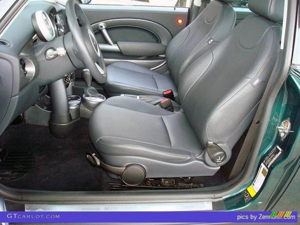 2006 Cooper Hardtop - British Racing Green Metallic / Black/Panther Black photo #3