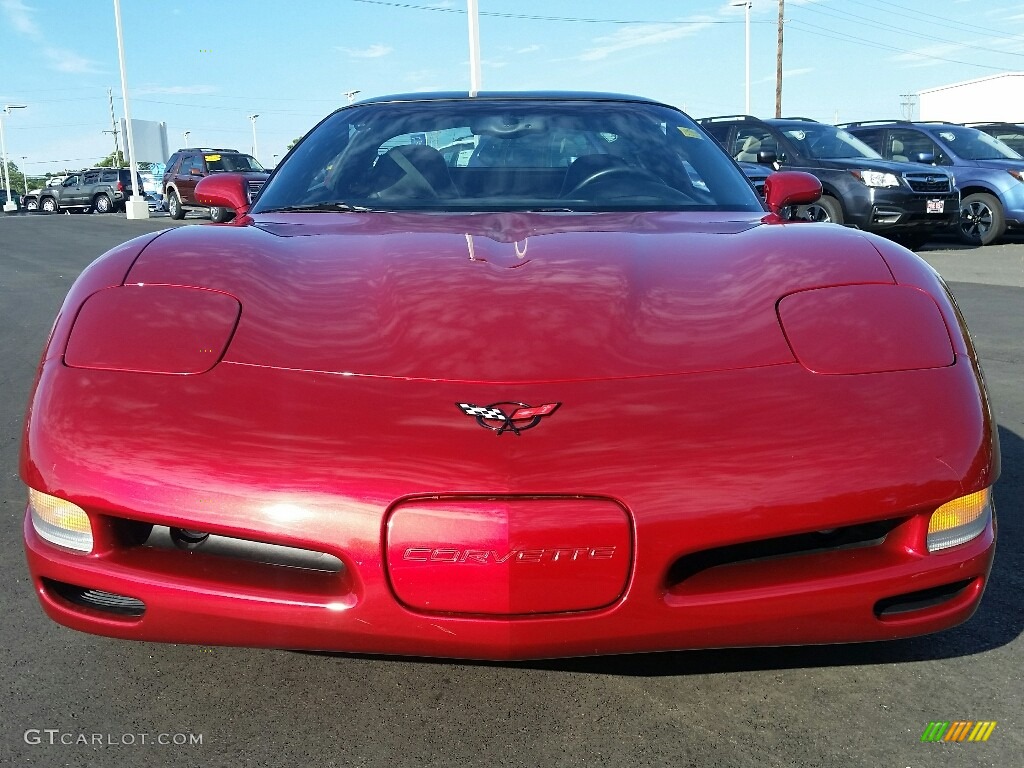 2004 Corvette Coupe - Magnetic Red Metallic / Black photo #2