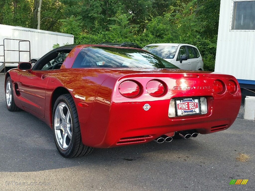 2004 Corvette Coupe - Magnetic Red Metallic / Black photo #5