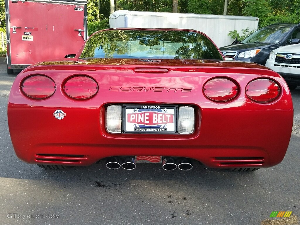2004 Corvette Coupe - Magnetic Red Metallic / Black photo #6