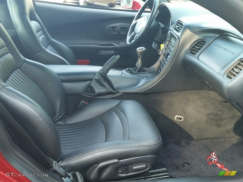 2004 Corvette Coupe - Magnetic Red Metallic / Black photo #11
