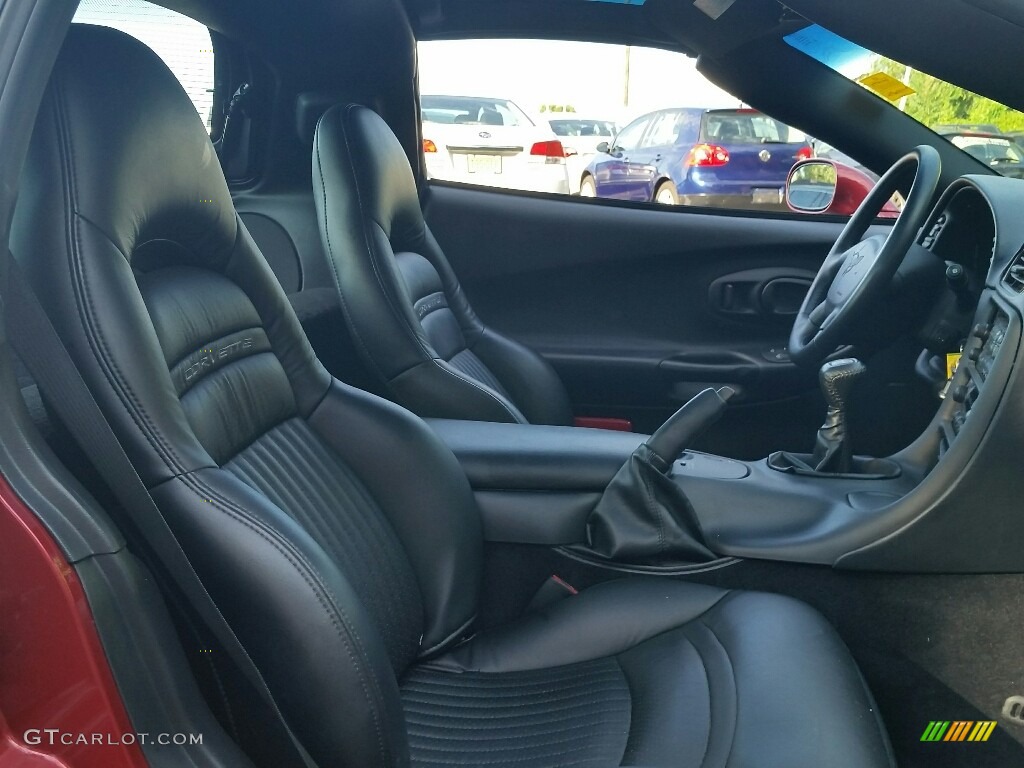 2004 Corvette Coupe - Magnetic Red Metallic / Black photo #12