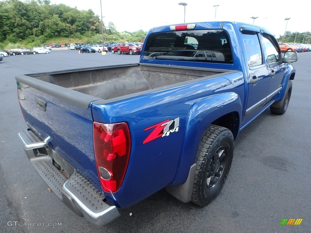 2005 Colorado LS Crew Cab 4x4 - Superior Blue Metallic / Very Dark Pewter photo #4