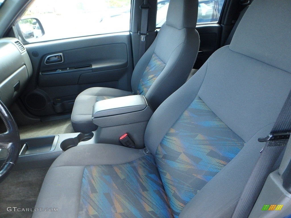 2005 Colorado LS Crew Cab 4x4 - Superior Blue Metallic / Very Dark Pewter photo #8