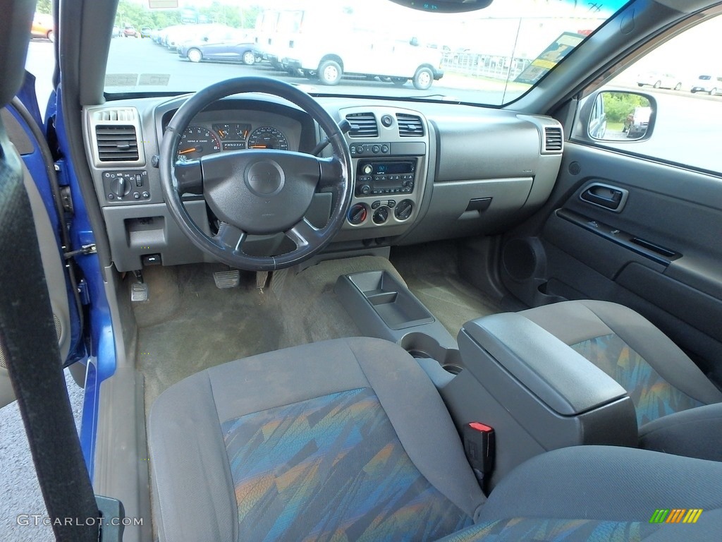 2005 Colorado LS Crew Cab 4x4 - Superior Blue Metallic / Very Dark Pewter photo #10