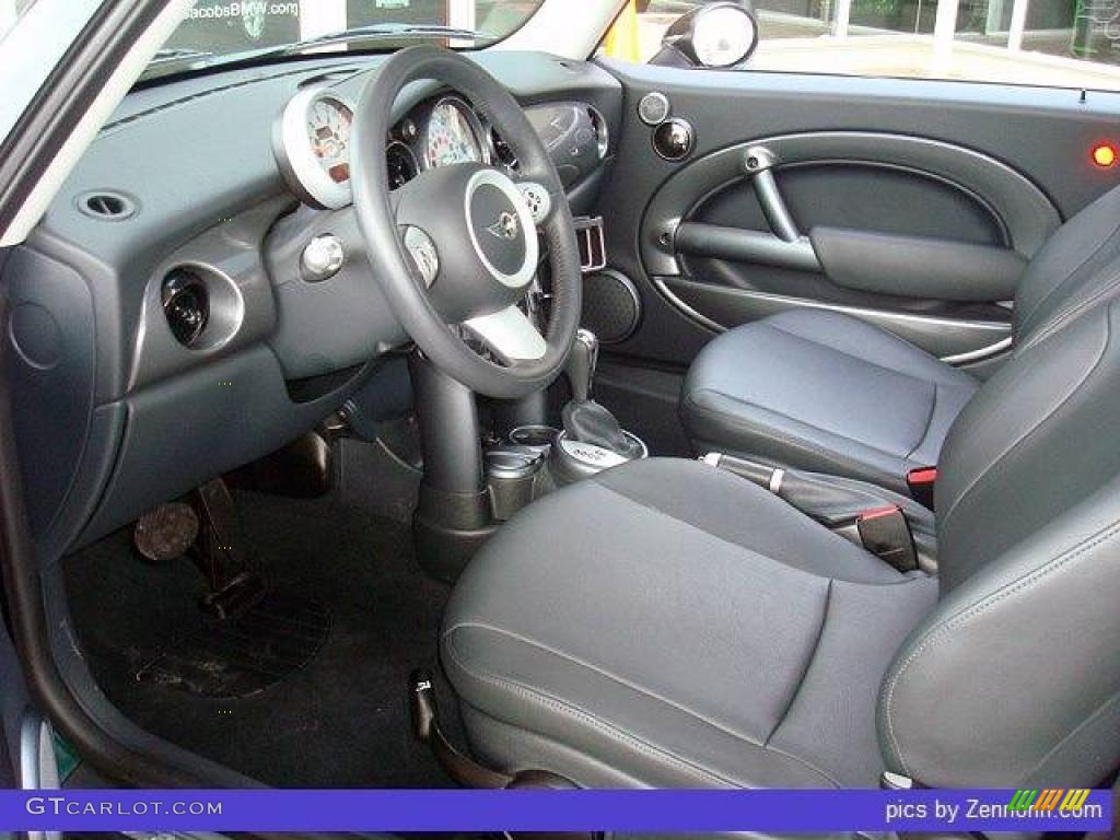 2006 Cooper Hardtop - British Racing Green Metallic / Black/Panther Black photo #5