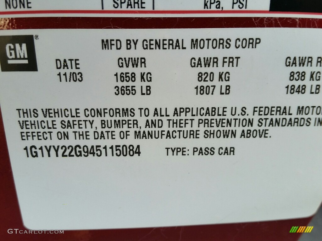 2004 Corvette Coupe - Magnetic Red Metallic / Black photo #36