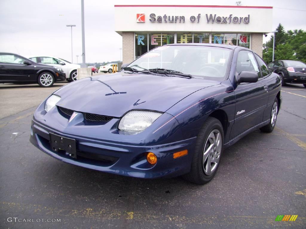 2002 Sunfire SE Coupe - Indigo Blue Metallic / Graphite photo #1