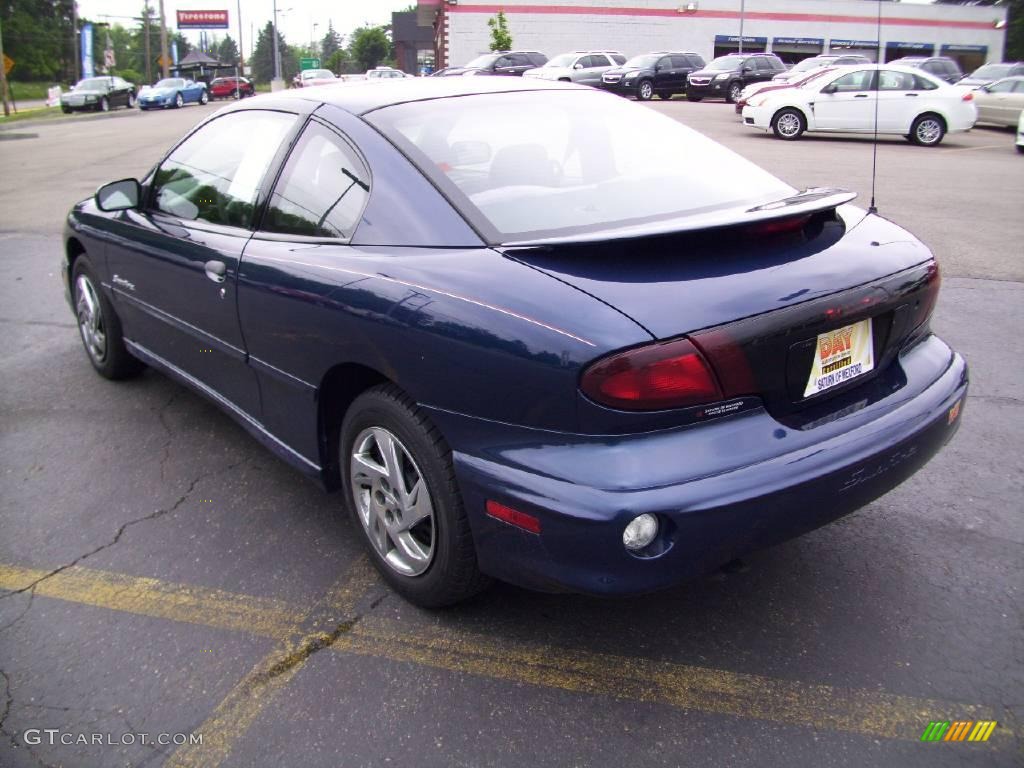 2002 Sunfire SE Coupe - Indigo Blue Metallic / Graphite photo #3
