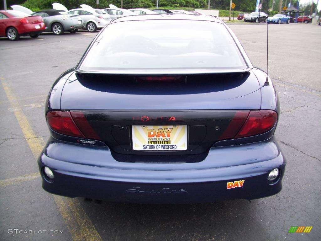 2002 Sunfire SE Coupe - Indigo Blue Metallic / Graphite photo #4