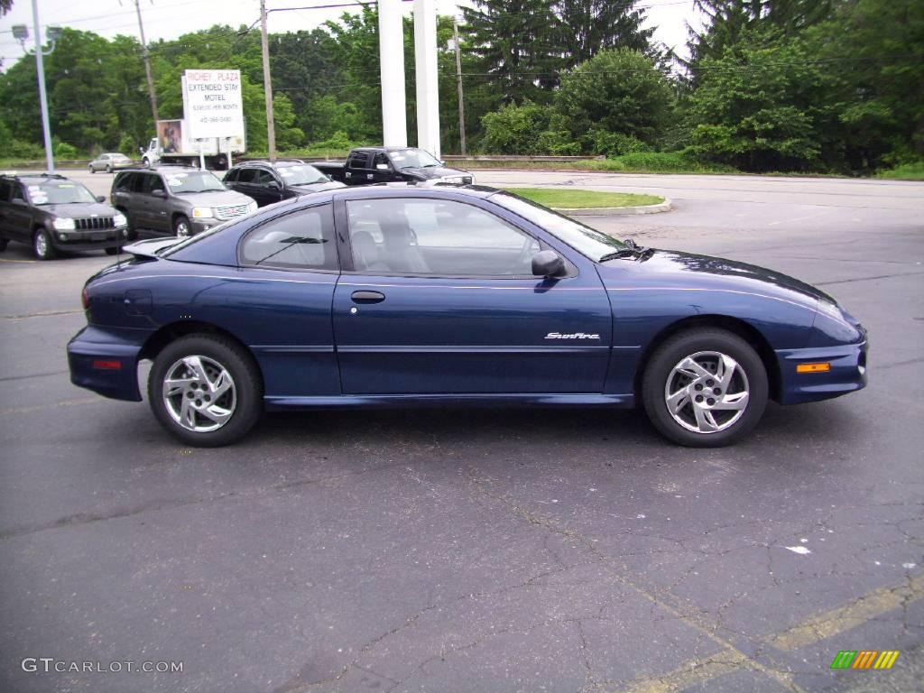 2002 Sunfire SE Coupe - Indigo Blue Metallic / Graphite photo #6