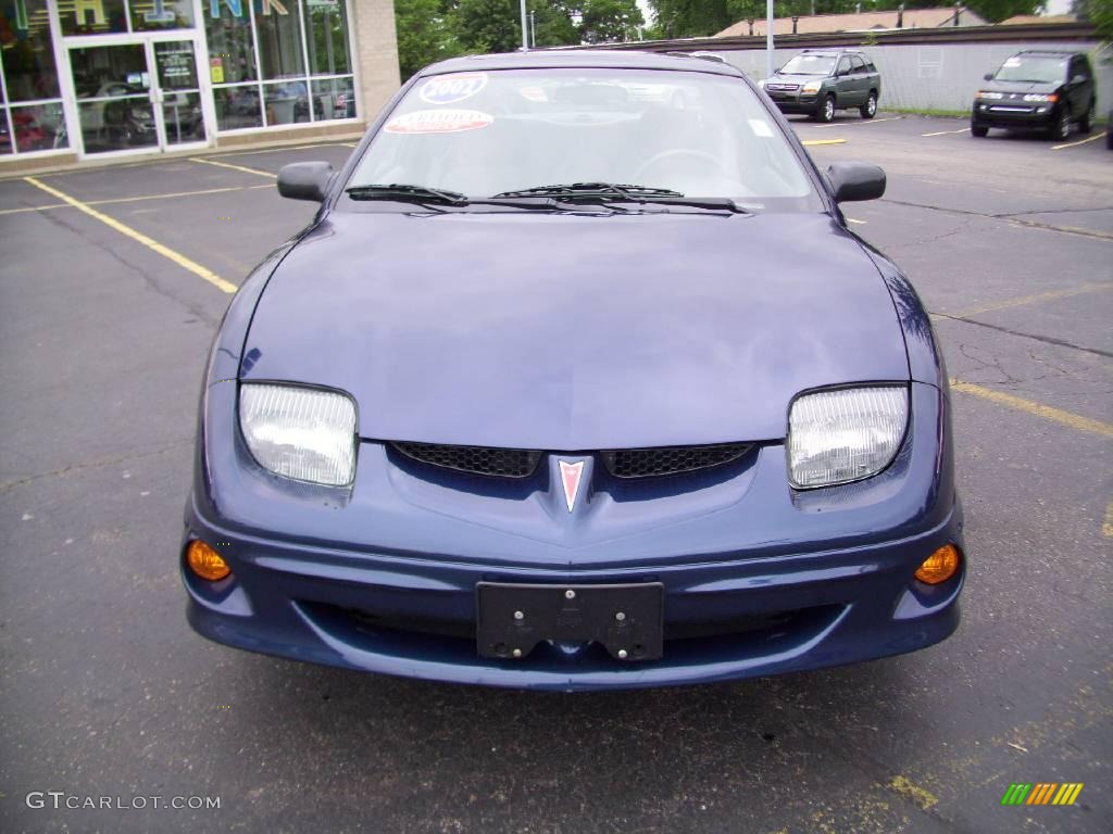 2002 Sunfire SE Coupe - Indigo Blue Metallic / Graphite photo #8