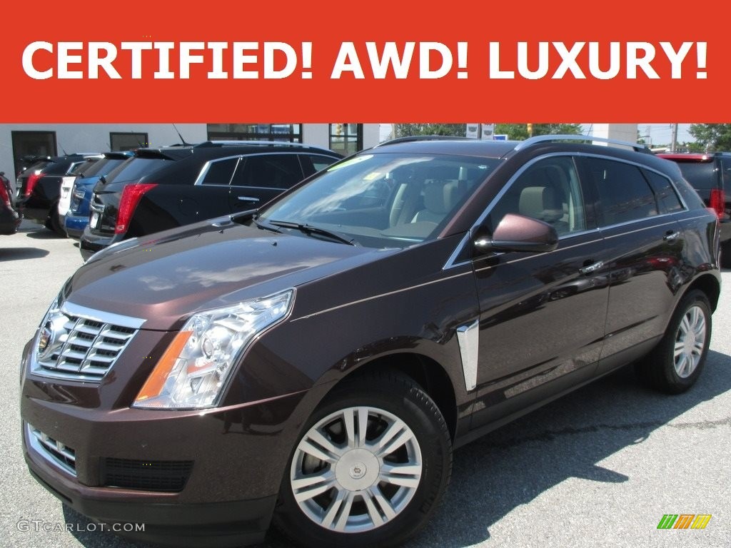 2015 SRX Luxury AWD - Cocoa Bronze Metallic / Shale/Brownstone photo #1