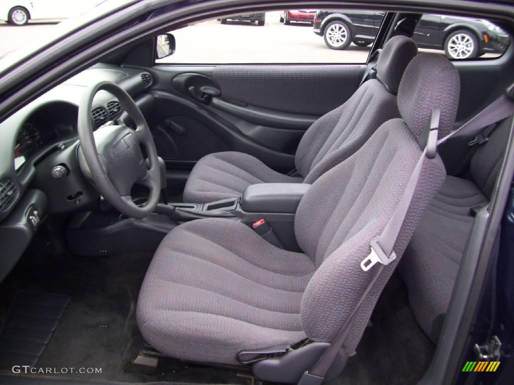 2002 Sunfire SE Coupe - Indigo Blue Metallic / Graphite photo #10