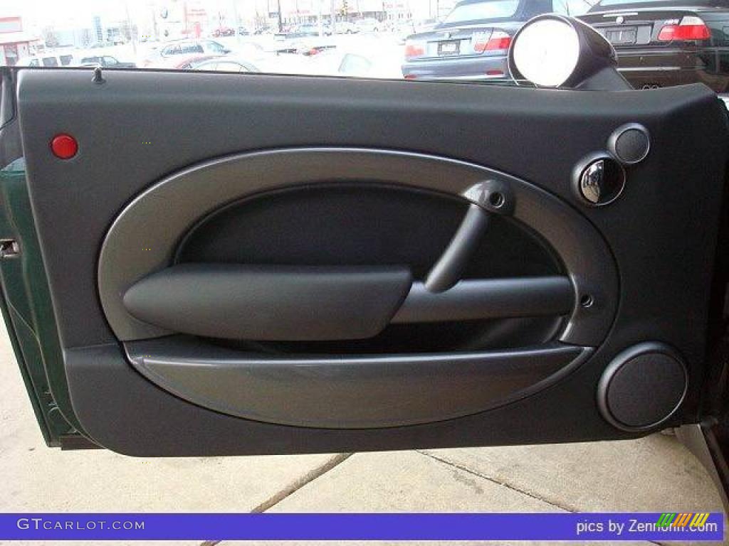 2006 Cooper Hardtop - British Racing Green Metallic / Black/Panther Black photo #10