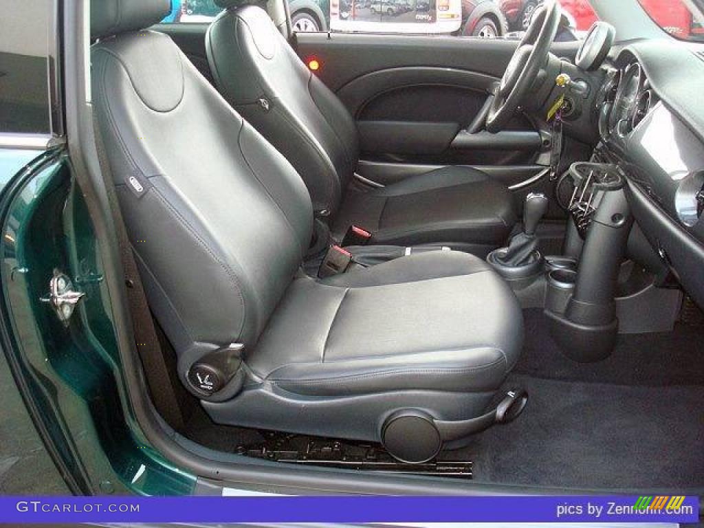 2006 Cooper Hardtop - British Racing Green Metallic / Black/Panther Black photo #16